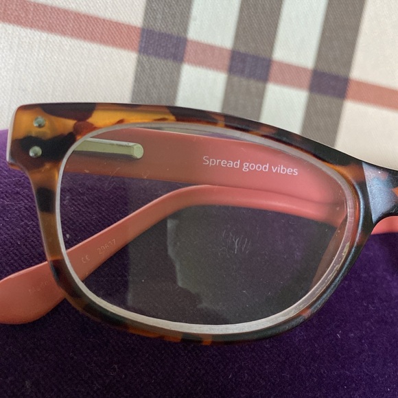 Tortoise Brown Frames Pinkish Arms Readers Strength 2.5 - Picture 9 of 11
